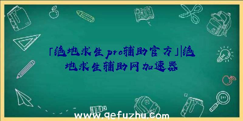 「绝地求生pro辅助官方」|绝地求生辅助网加速器